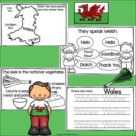 Wales Mini Book for Early Readers - A Country Study | Made By Teachers