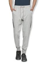 Buy Men Grey Solid Casual Track Pants Online - 313893 | Van Heusen
