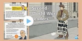 World War II Interactive Map PowerPoint (teacher made)
