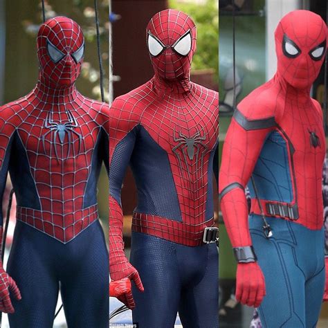 The Amazing Spider Man Suit Comparison