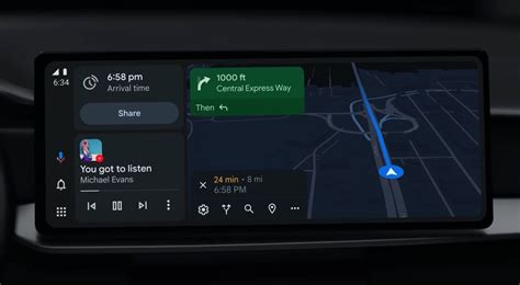Image result for Android Auto Split Screen On Car Display