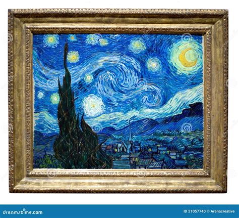 ` The Starry Night ` Painted By Vincent Van Gogh Editorial Photo | CartoonDealer.com #104863513