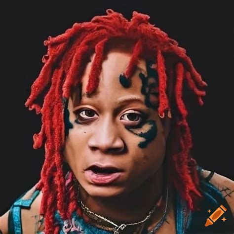 Portrait of trippie redd on Craiyon