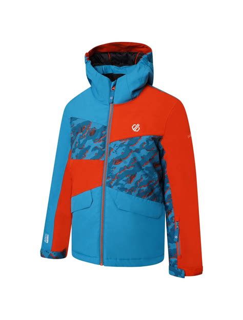 Dare2b, Glee II ski-jas kinderen fjord blauw, oranje | SkiWebShop
