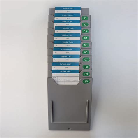 Buy JIAN BOLAND Thermal Time Cards 50pcs,Monthly, 2-Sided,7.3×3.3inches ...