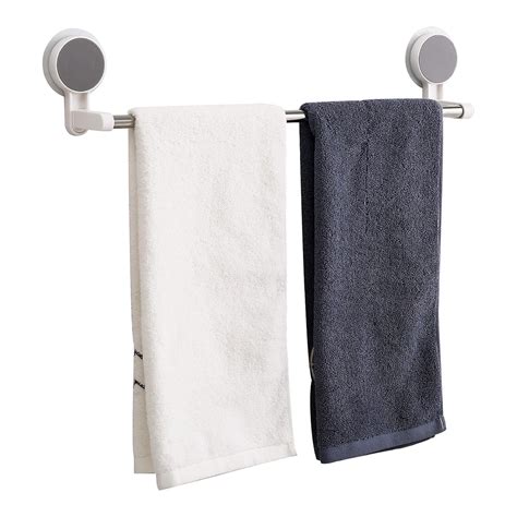 GLACIAL Wall Mounted Single Rod Towel Holder Bar – Magic Sticker Napkin ...