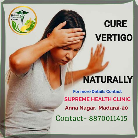 Cure Vertigo Naturally in Madurai - Supreme Health Clinic