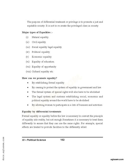 Image result for Class 11 Political Science Chapter Equality Exercise Short-Answer