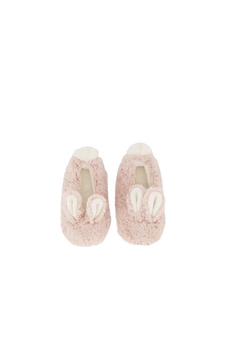 Jamie Kay Bunny Slipper in Rose