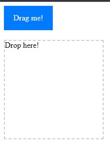 Drag Drop JavaScript API 的图像结果