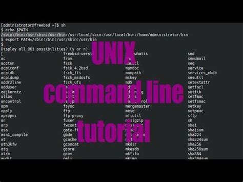 Image result for Unix Command Line
