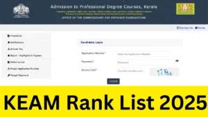 KEAM Rank List 2024 Published, Get Medical, Engineering Rank List PDF