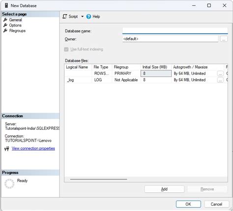 Image result for create database in sql