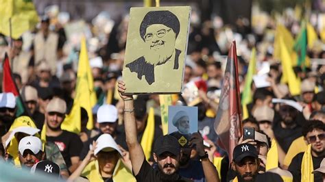 Thousands mark Hezbollah leaders' assassination anniversary - CGTN - leader of hezbollah
