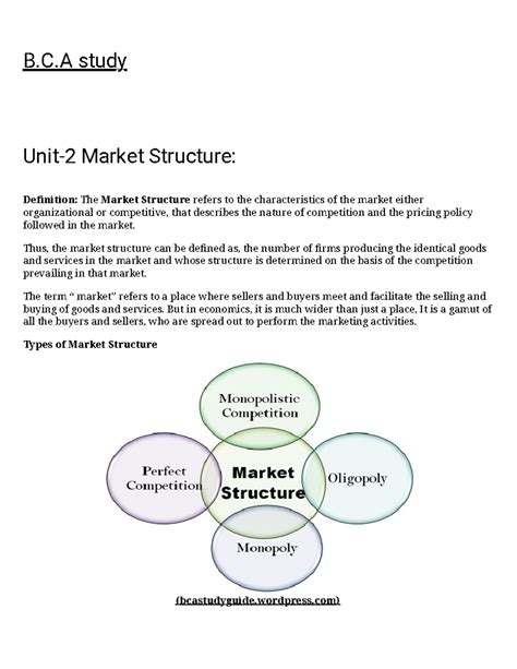 Unit-2 Market Structure – B.C.A study - B.C study Unit-2 Market ...