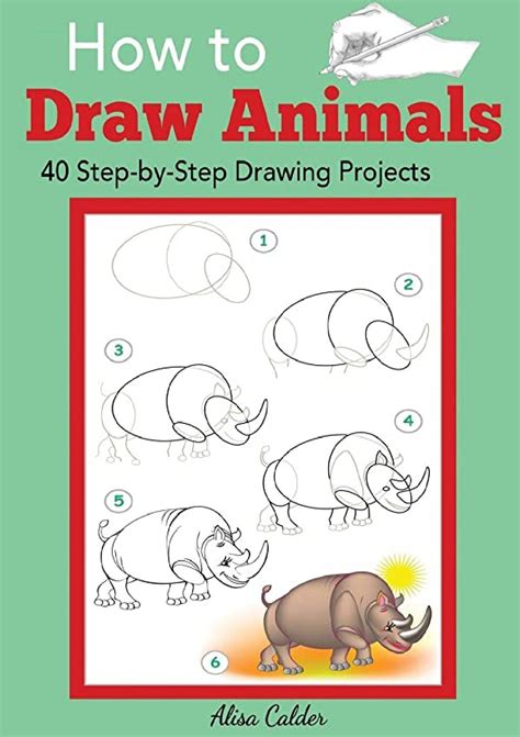 [ PDF ] READ How to Draw Animals: 40 Step-by-Step Drawing Projects ...