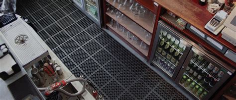 Rubber bar and restaurant floor mats - COBA