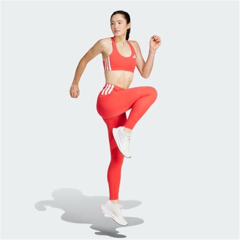adidas Adizero Run Medium Support Bra - Red | adidas India