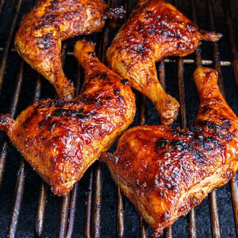 Smoked chicken leg quarters are packed with flavor, are very easy to ...