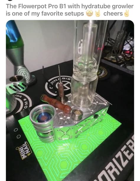 The Flowerpot Pro B1 with hydratube growler is one of my favorite ...