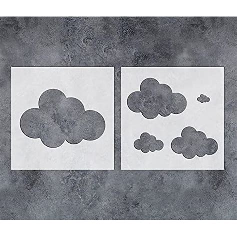 GGSSDesigns Reusable Cloud Wall Stencil for Painting - Kid's India | Ubuy