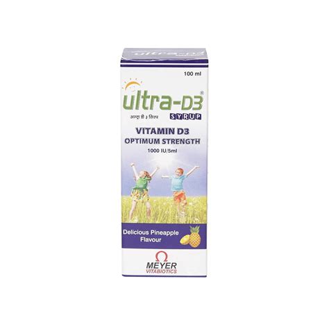 Vitabiotics Ultra Vitamin D3 Syrup for Bone Health 100ml - Cureka ...