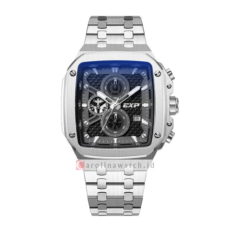 Jam Tangan Expedition EXP Chronograph EX 6845 MCBSSBA Men Black Dial S ...