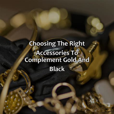 What Goes With Gold And Black at Margaret Pinto blog