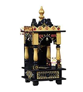 Buy Homecrafts MDF Wood Home Temple (4.5 x 6 x 8 inch, Grey) Online at ...