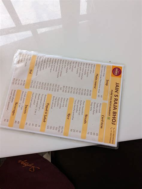 Menu at RAJABHOJ UNLIMITED BUFFET, Bhopal
