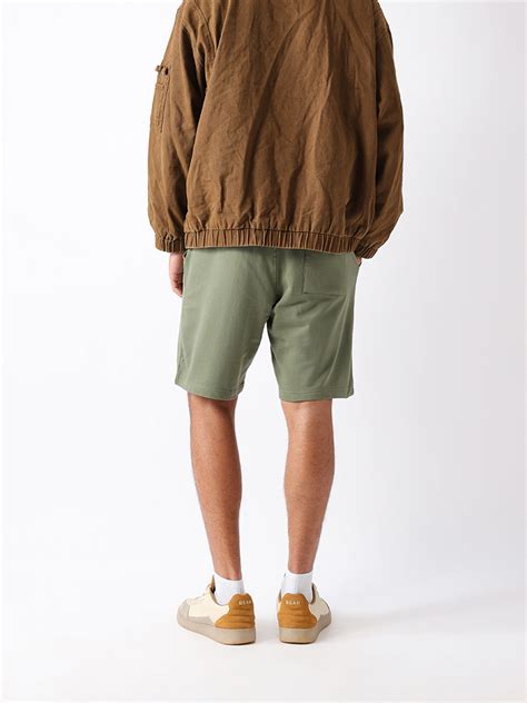 Shop Green Solid Relaxed-Fit Sporty Casual Shorts with Elasticated ...