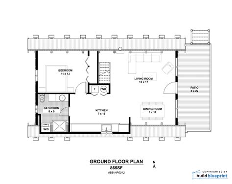24 X 36 Floor Plans Affordable Contemporary Style Duplex House Plan