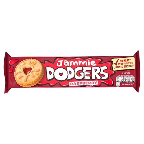 Jammie Dodgers 8 Biscuits Raspberry Flavour 140g | Sweet Biscuits | Iceland Foods