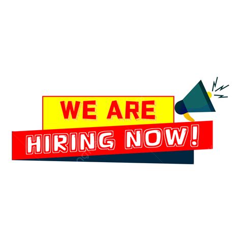 We Are Hiring Now, Hiring Now, Urgent Hiring, Job Hiring PNG and Vector ...