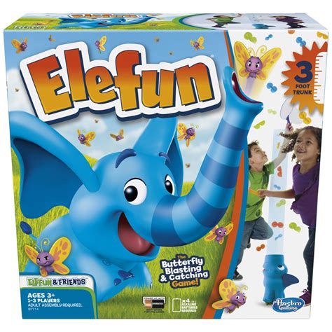 Hasbro Gaming Elefun and Friends Elefun Preschool Game With Butterflies ...