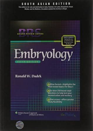 Buy Board Review Series Embryology (With Scratch Codes) (Old) Book ...