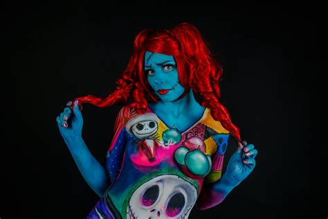 Vibrant Surreal Body Paint Art in Mexico City · Free Stock Photo