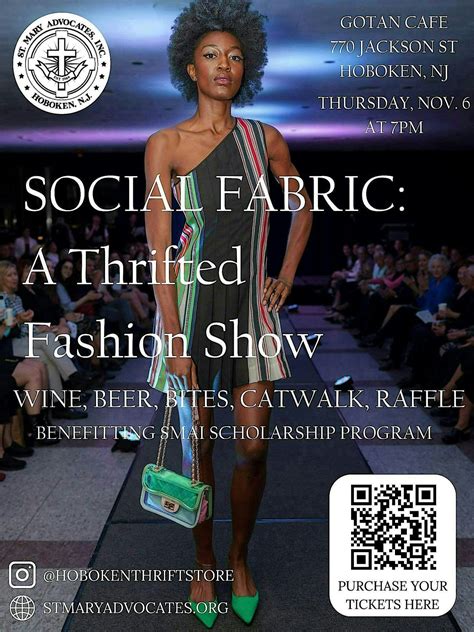 Social Fabric: A Thrifted Fashion Show, Gotan Hoboken, 6 November 2025 ...