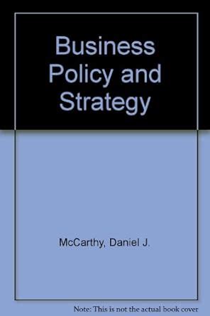 Buy Business Policy and Strategy Book Online at Low Prices in India ...