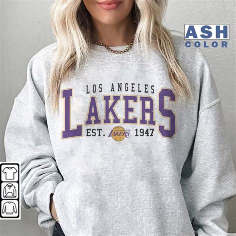 Vintage Los Angeles Lakers Basketball Sweatshirt - Etsy