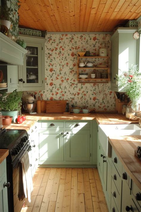 40 Rustic Farmhouse Kitchen Ideas for a Charming Home | Home interior ...