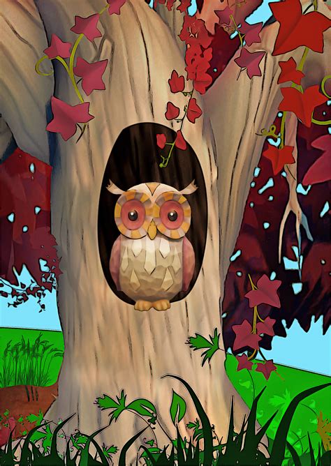 ArtStation - The wise old owl