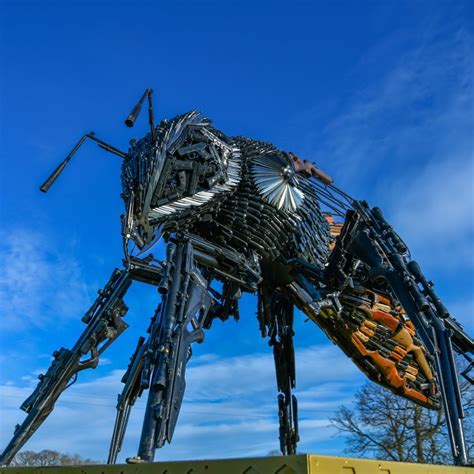 Spotlight on Statues: The Worker Bee made out of Surrendered ...