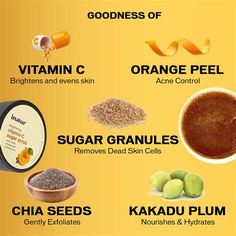 Vitamin C Sugar Scrub for Face & Body | inatur – Inatur