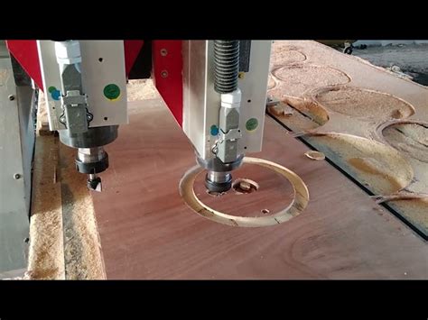 Drilling Machine - Double Spindle CNC Wood Router Machine With Drilling ...