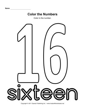 Color Number 16