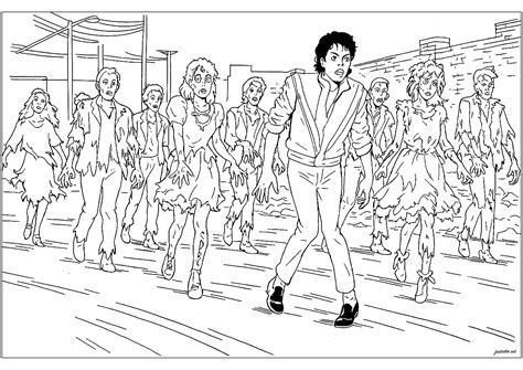 Michael Jackson and zombies in the legendary Thriller video clip ...