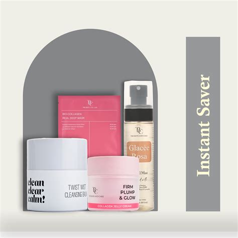 Makeup Remover Balm + Glacee Rose + Collagen Sheet Mask + Collagen Jel ...