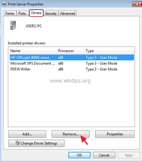 Image result for Uninstall Printer Drivers