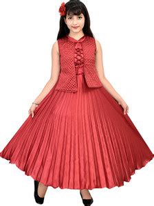 TASDIK GARMENTS Girls Maxi/Full Length Party Dress Price in India - Buy ...